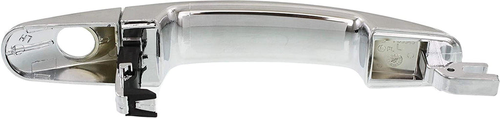 Front and Rear Exterior Door Handle Set of 4 Compatible with 2012-2014 Ford Focus and 2013-2017 Escape Chrome Driver and Passenger Side