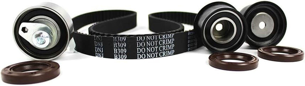 DNJ TBK319A Timing Belt Kit for 1999-2008 / Daewoo, Suzuki/Forenza, Nubira, Reno / 2.0L / DOHC / L4 / 16V / 122Cid, 1998Cc, 2000Cc
