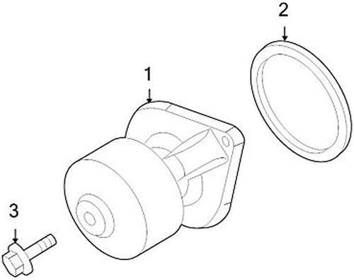 0508 6959AB, Engine Water Pump