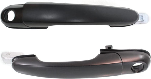 Exterior Door Handle Set of 2 Compatible with 2005-2009 Hyundai Tucson Front, Driver and Passenger Side Partslink HY1311108, HY1310108