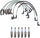 Denso Wire Set 8Mm and 6 Platinum TT Spark Plugs 0.04 Kit for Ford 2.8L 2.9L V6 Naturally Aspirated
