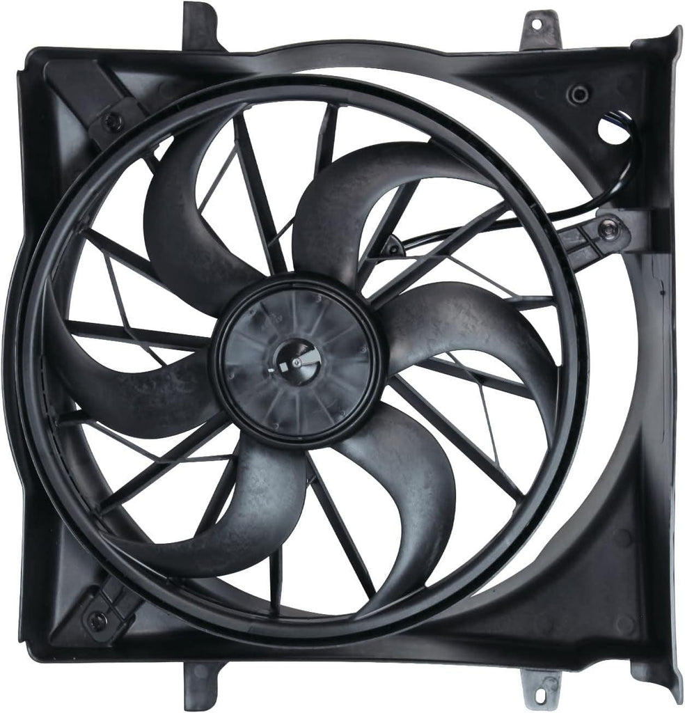 621560 Jeep Liberty Replacement Radiator/Condenser Cooling Fan Assembly