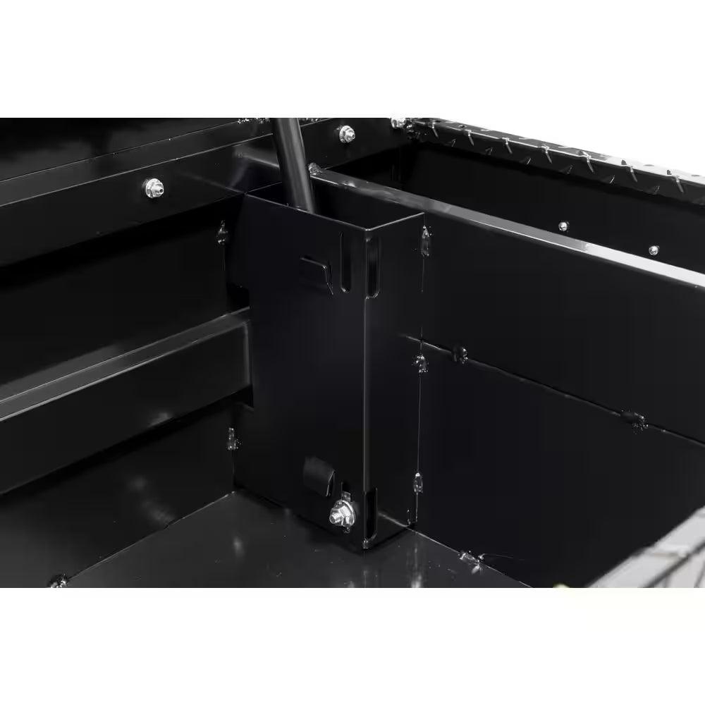 62.5 In. Gloss Black Aluminum Compact Truck Tool Box