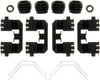 Gold 18K2102X Rear Disc Brake Caliper Hardware Kit with Clips, Springs, Seals, and Bushings