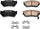 17-510, Z17 Front Ceramic Brake Pads with Hardware