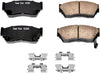 17-510, Z17 Front Ceramic Brake Pads with Hardware