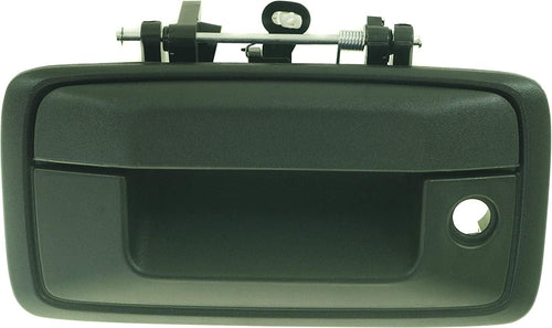Tailgate Handle Compatible with Chevrolet Silverado/Sierra 1500 2016-2018/2500 HD/3500 HD 2016-2018 outside Textured Black with Keyhole All Cab Types