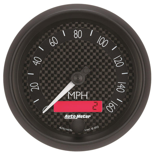 3-3/8 in. SPEEDOMETER 0-160 MPH GT - greatparts