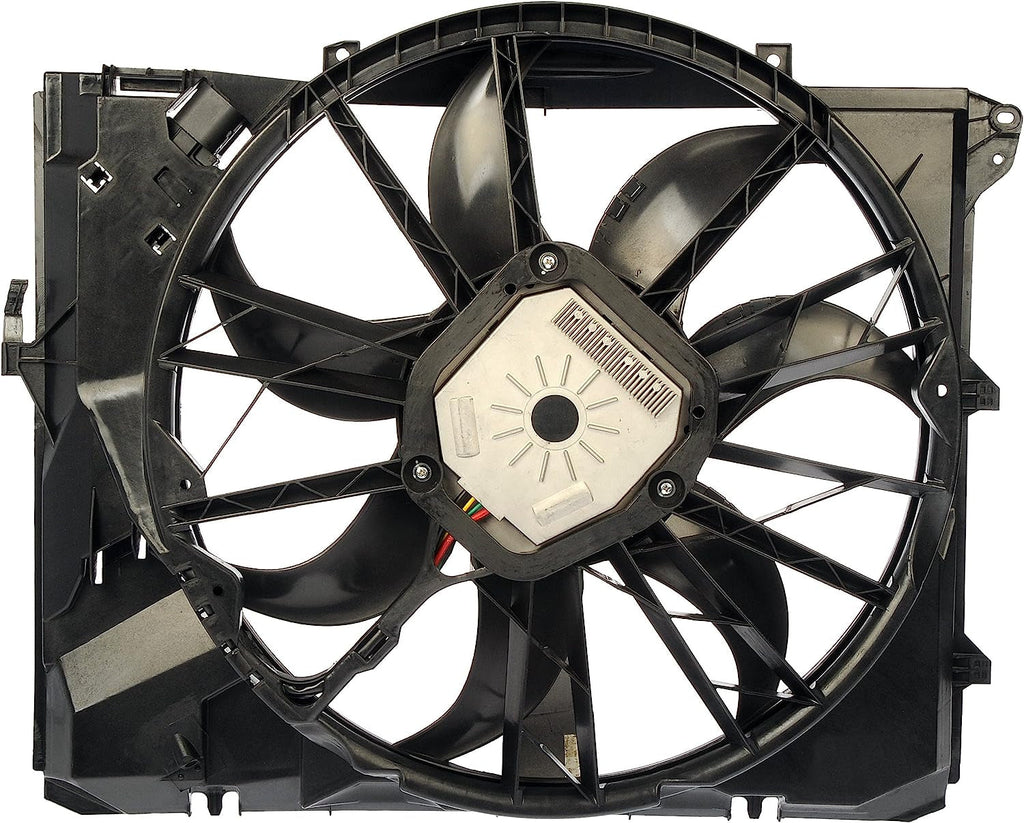 Dorman 621-195 Engine Cooling Fan Assembly Compatible with Select BMW Models , Black