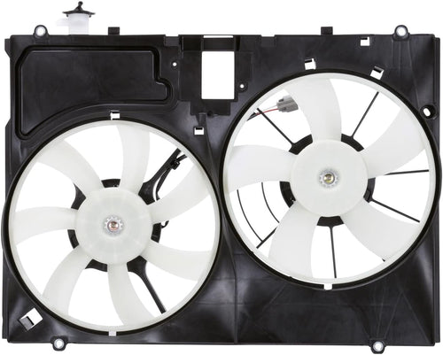 622190 Cooling Fan Assembly Compatible with 2007-2009 Lexus RX350, Black