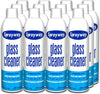 Sprayway Glass Cleaner with Foaming Spray for a Streak-Free Shine for Home and Automotive Use, 19 oz, Pack of 12, White