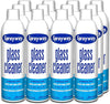 Sprayway Glass Cleaner with Foaming Spray for a Streak-Free Shine for Home and Automotive Use, 19 oz, Pack of 12, White