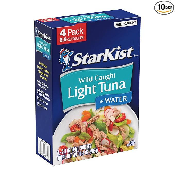 StarKist Chunk Light Tuna in Water, 2.6 Ounce (Pack of 10)