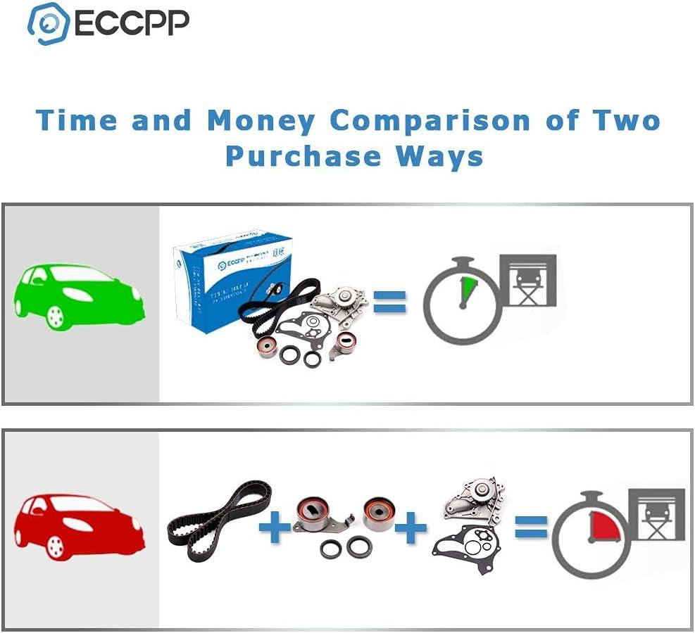 Timing Belt Water Pump Kit Fits for 1987-2001 Fit for TOYOTA CAMRY CELICA MR2 RAV4 SOLARA 2.0L 2.2L DOHC L4 163SFE 5SFE TBK138 TCKWP199