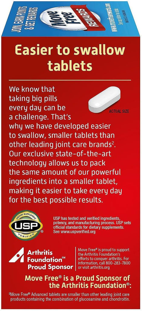 Move Free Advanced, Joint Health, Tablet (200 Count)