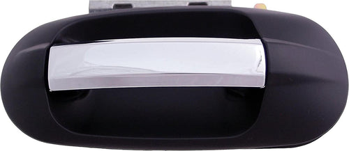 Dorman 83331 Rear Driver Side Exterior Door Handle Compatible with Select Ford/Lincoln Models, Chrome Lever and Black Housing