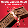 CRUNCH, Bulk 36 Count, Milk Chocolate and Crisped Rice, Full Size Halloween Candy, 1.55 oz Each