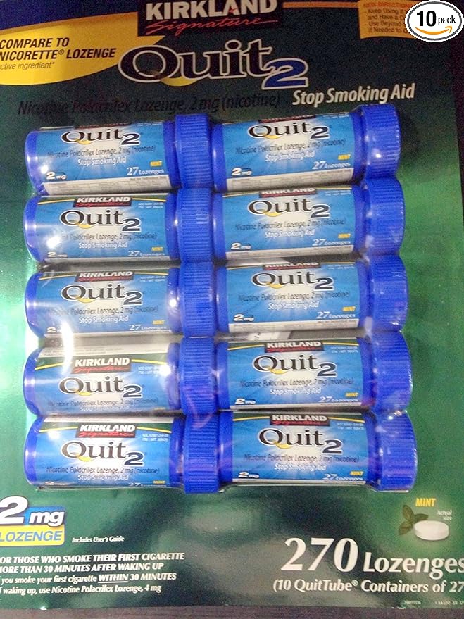 Kirkland Signature Quit Lozenges 2mg., 270 Pieces