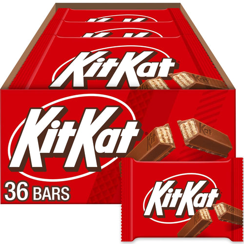 KIT KAT Milk Chocolate Wafer Candy Bars, 1.5 oz (36 Count)