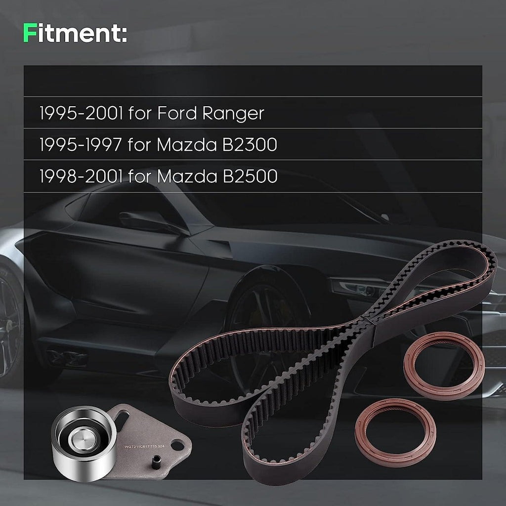 TCK276 95276K1 TS26276 TBK448 Engine Timing Belt Kit Fits for 1995-2001 for Ford Ranger 1995-1997 for Mazda B2300 1998-2001 for Mazda B2500