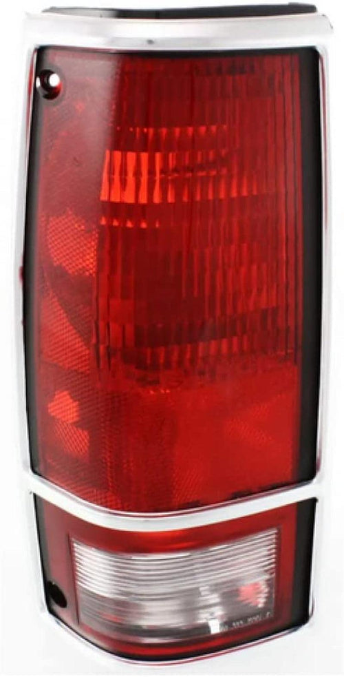 for GMC S15 Tail Light Assembly 1982-1990 Driver Side Lens & Housing W/Chrome Trim GM2800105 | 915707