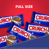 CRUNCH, Bulk 36 Count, Milk Chocolate and Crisped Rice, Full Size Halloween Candy, 1.55 oz Each