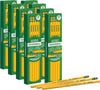 Ticonderoga Wood-Cased Pencils, Unsharpened, #2 HB Soft, Yellow, 96 Count