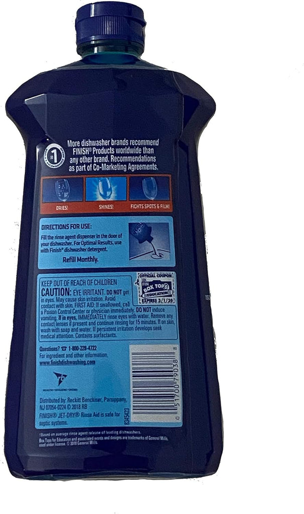 FINISH Rinse AID Jet-Dry Ultra 300 Washes 32 FL OZ (946ml)