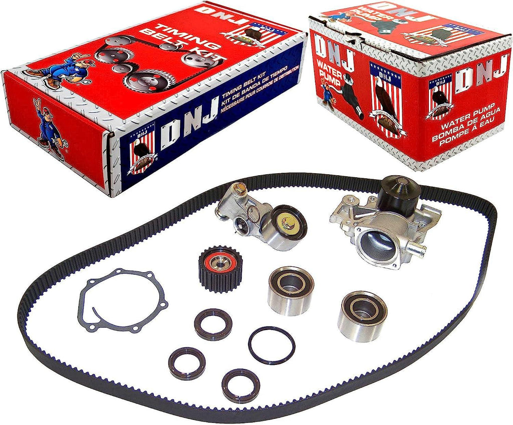 DNJ TBK719WP Timing Belt Kit with Water Pump for 1999-2006 / Saab, Subaru / 9-2X, Forester, Impreza, Legacy / 2.2L, 2.5L / SOHC / H4 / 16V / 2212Cc, 2458Cc / EJ222, EJ223, EJ22E, EJ251, EJ253