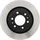 Gold 18A2461 Black Hat Front Disc Brake Rotor