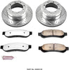 K4593-36 Rear Z36 Truck & Tow Brake Kit, Carbon Fiber Ceramic Brake Pads and Drilled/Slotted Brake Rotors