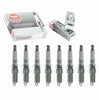 8 Pc NGK V-Power Spark Plugs Compatible with Chevrolet K1500 Suburban 5.7L V8 1996-1999