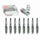 8 Pc NGK V-Power Spark Plugs Compatible with Chevrolet K1500 Suburban 5.7L V8 1996-1999