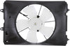 601060 Cooling Fan Assembly Compatible with 2006-2008 Honda Ridgeline , Black