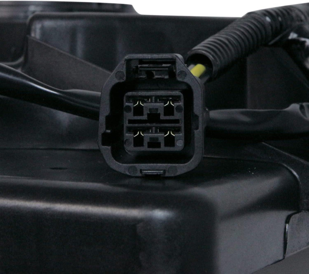 621240 Cooling Fan Assembly Compatible with 2006-2010 Chrysler Pt Cruiser , Black