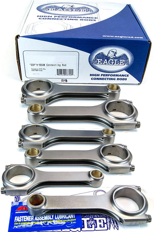 Eagle Forged Steel H-Beam Connecting Rods Compatible with 1986-92 Toyota Supra 7MGTE Engine