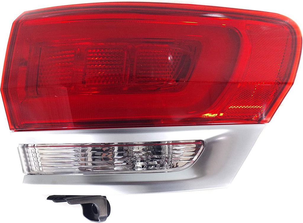 Tail Light Assembly Compatible with 2014-2018 Jeep Grand Cherokee Outer with Platinum Trim Passenger Side