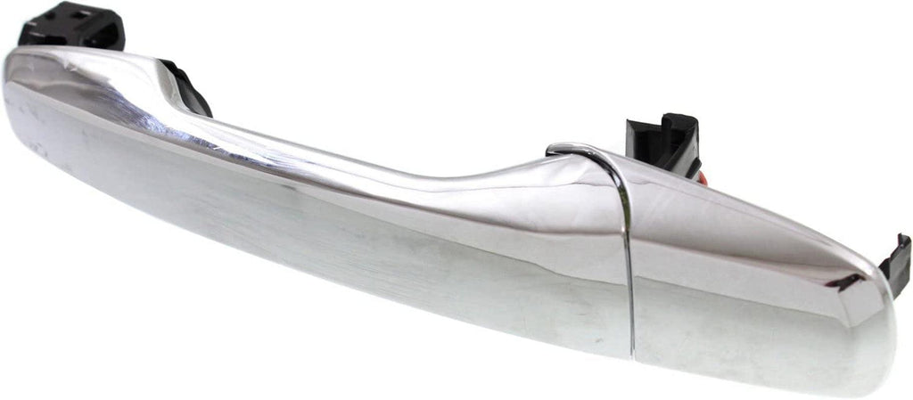 Front or Rear Exterior Door Handle Set of 2 Compatible with 2011-2014 Ford Edge, Fits 2011-2017 Ford Explorer Chrome Driver and Passenger Side