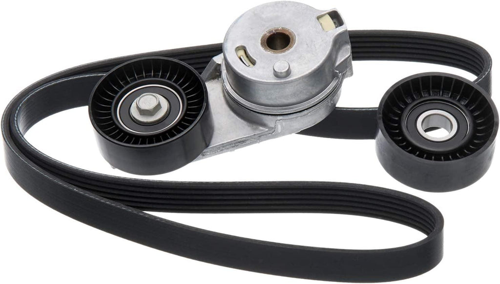 Gold ACK060825 Automatic Belt Tensioner and Pulley Kit with Tensioner, Pulley, and Belt