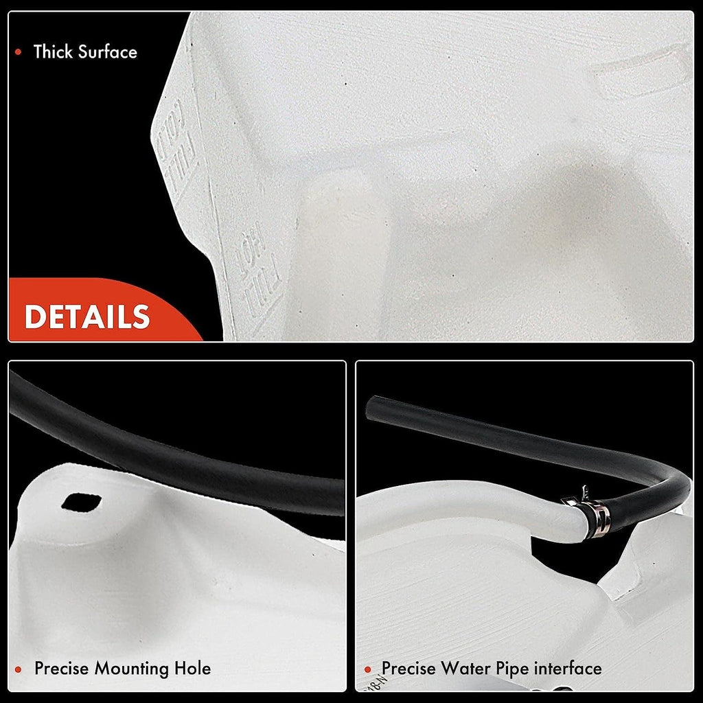 A-Premium Engine Coolant Overflow Recovery Reservoir Tank [W/Cap & Tubing] Compatible with Ford Explorer 2006-2010, Explorer Sport Trac 2007-2010, Mercury Mountaineer 2006-2010, Replace # 8L2Z8A080B