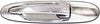 for Lincoln Town Car Exterior Door Handle Rear, Driver Side Chrome (1998-2002) | Trim:All Submodels | FO1520115 | YW1Z5426605AA