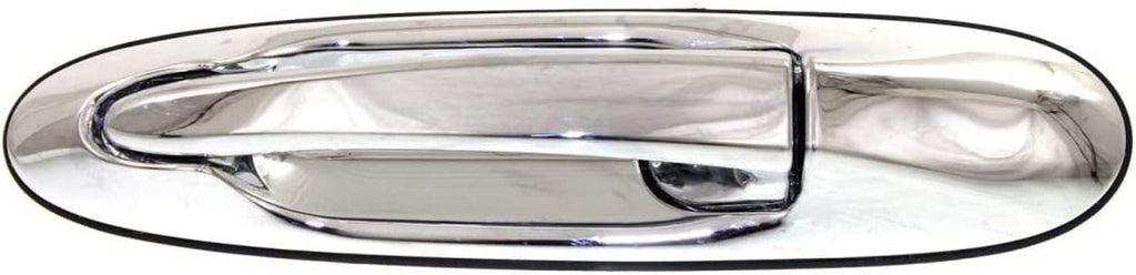 for Lincoln Town Car Exterior Door Handle Rear, Driver Side Chrome (1998-2002) | Trim:All Submodels | FO1520115 | YW1Z5426605AA