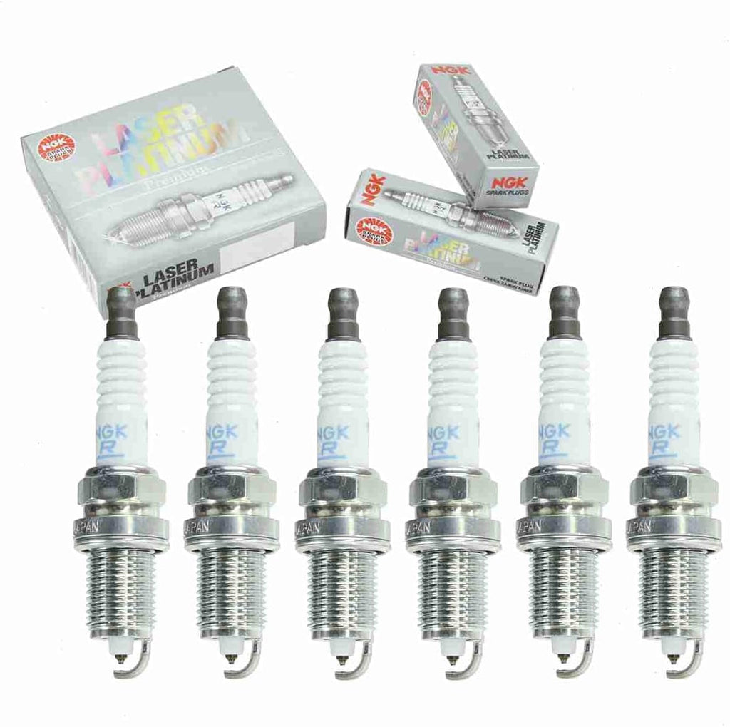 6 Pc NGK Laser Platinum Spark Plugs Compatible with Acura TL 3.2L V6 1999-2003