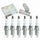 6 Pc NGK Laser Platinum Spark Plugs Compatible with Acura TL 3.2L V6 1999-2003