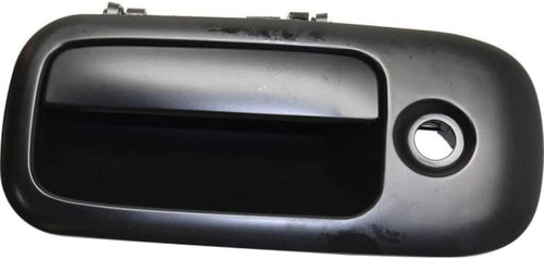for GMC Savana 1500 Exterior Door Handle Front, Driver Side Smooth Black (2010-2014) | with Key Hole| Trim:All Submodels