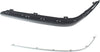 Front Bumper Trim Compatible with 2001-2005 Mercedes Benz C240, Fits 2001-2005 Mercedes Benz C320 Primed Driver Side