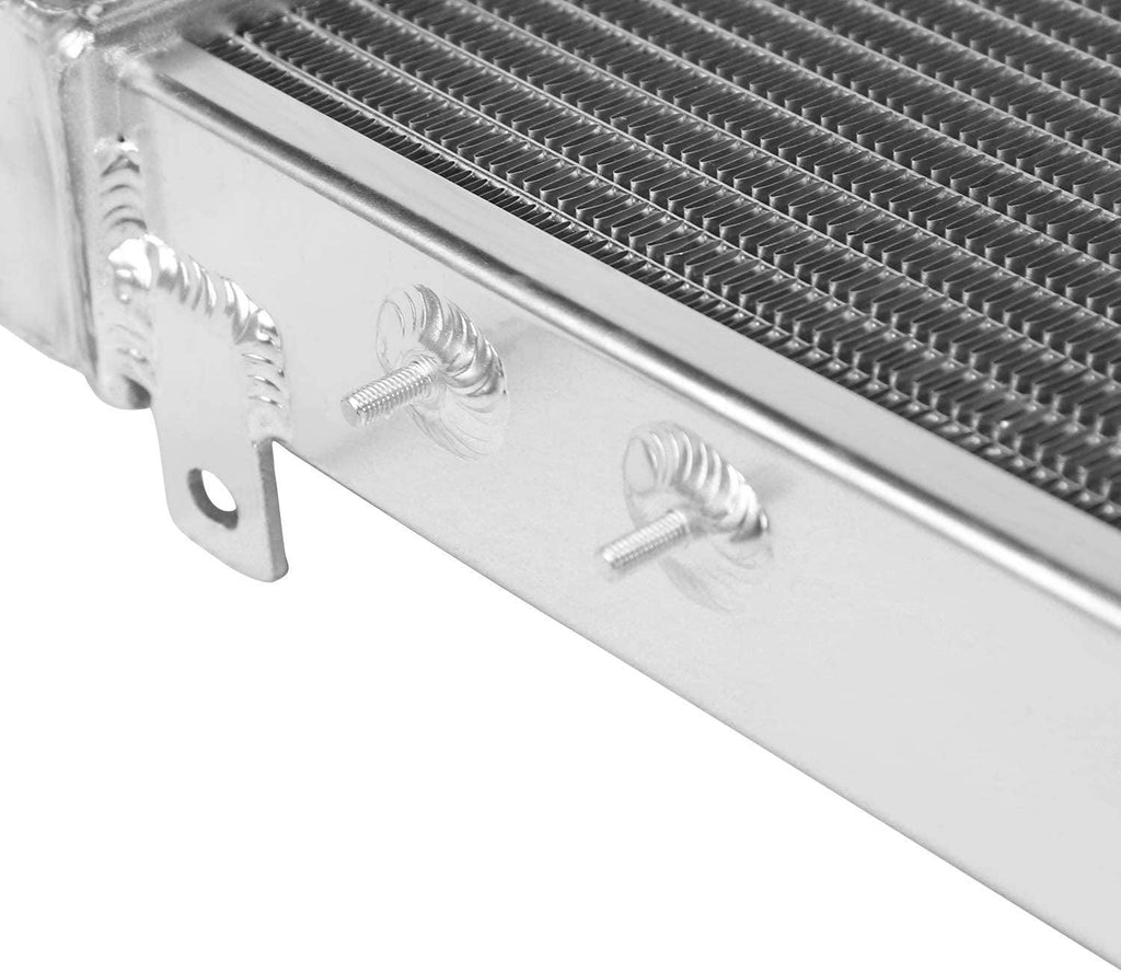 3-Core/Row Light Aluminum Cooling Radiator Compatible with Jeep Cherokee Comanche 2.5L 4.0L 1991-2001