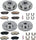 KOE6164 Autospecialty Front and Rear Replacement Brake Kit-Oe Brake Rotors & Ceramic Brake Pads