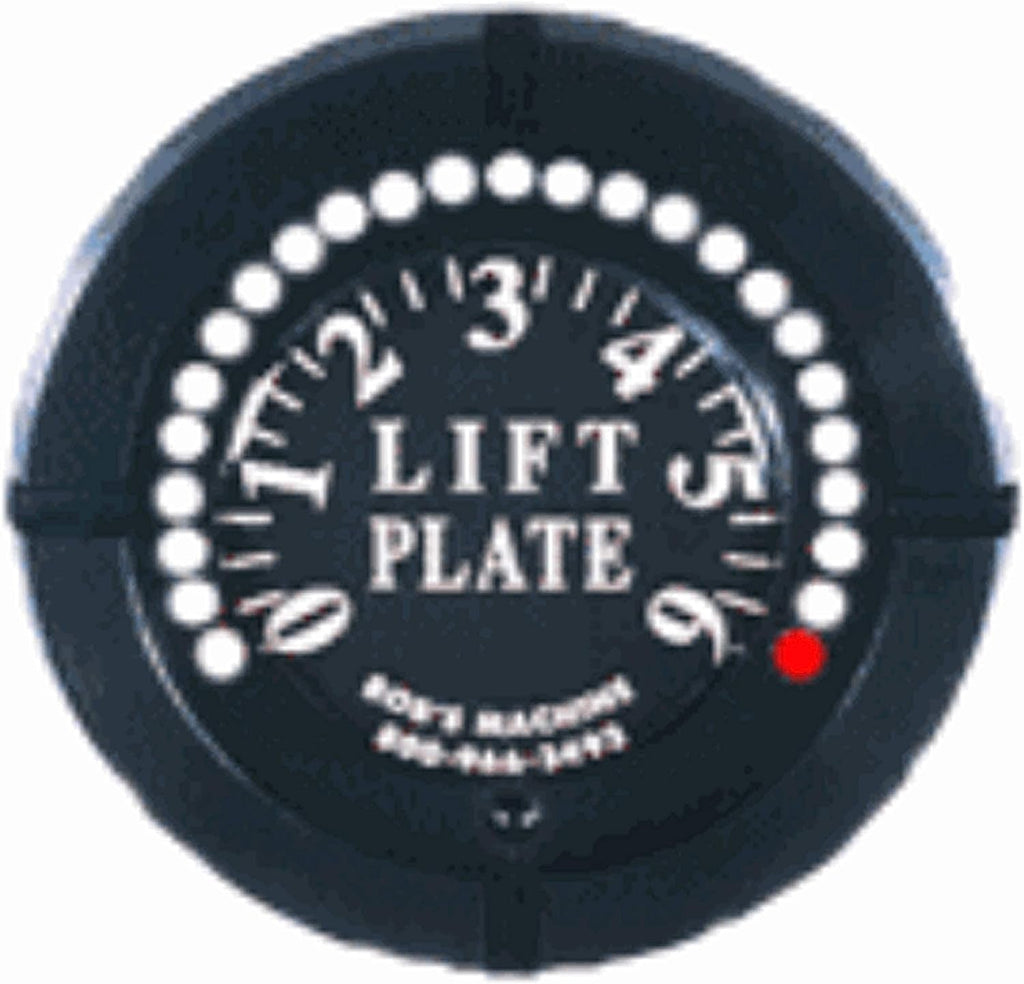 110-301000 Action Lift Plate LED Gauge - Black