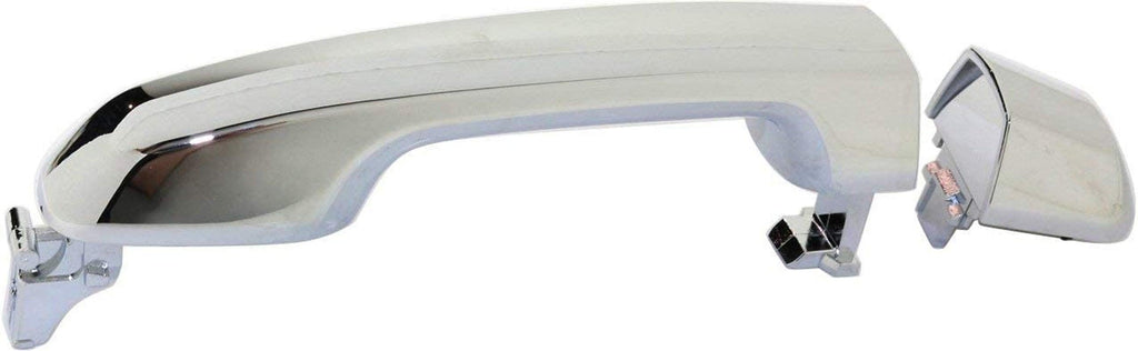 Aftermarket Rear Door Handle Compatible with 2010-2018 Toyota 4Runner/Lexus GX460 outside All Chrome Plas and Sensor Passenger and Driver Side